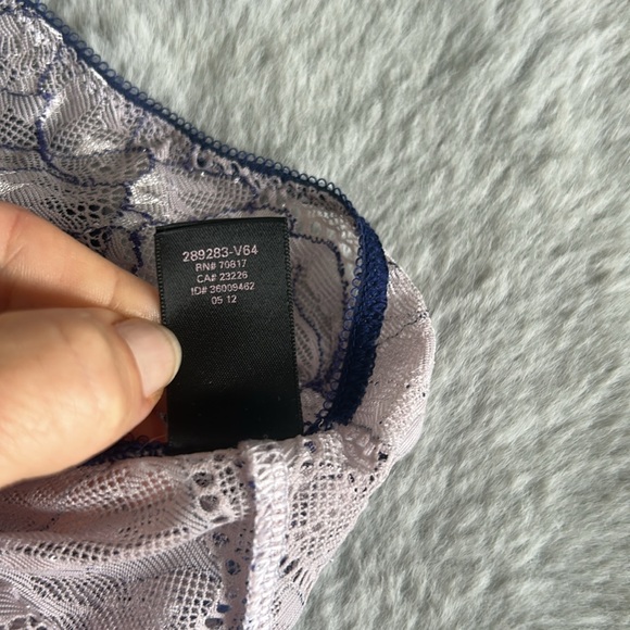 2012 Victoria's Secret Cheekini Satin & Lace Panty S - Picture 4 of 5